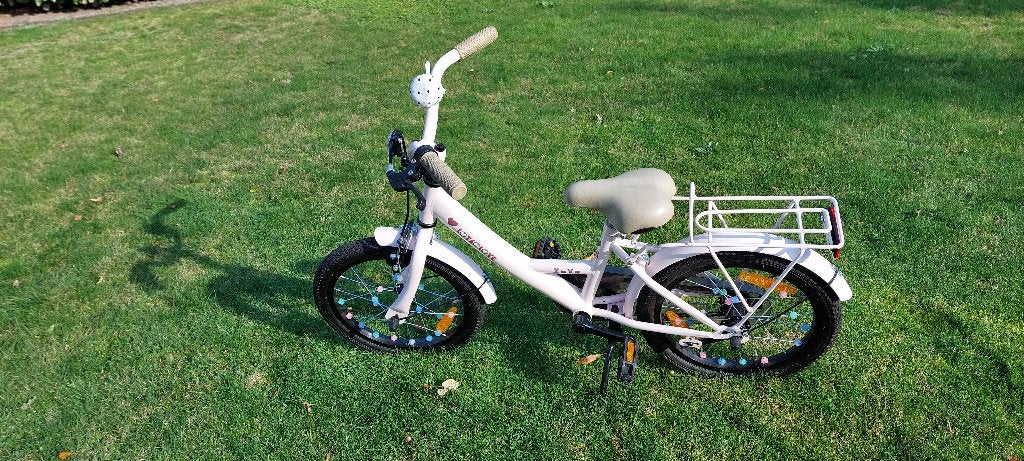 rose meisjesfiets 16 inch bike fun kids, Fietsen en Brommers, Terugtraprem, 16 inch, Ophalen, Overige merken