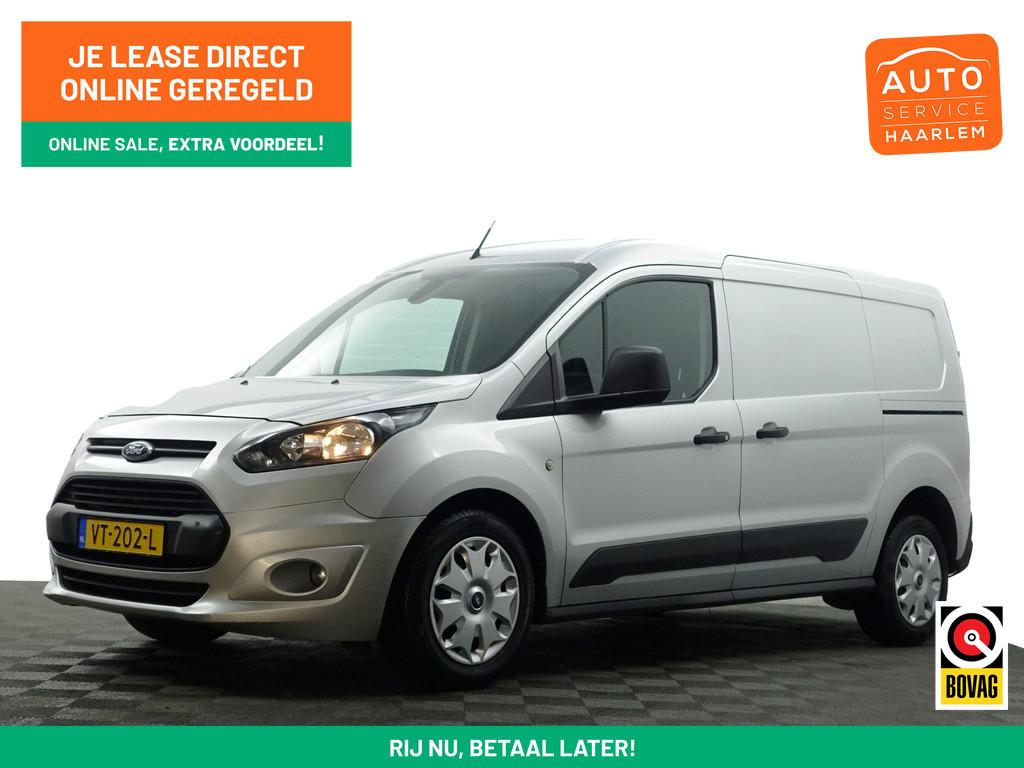 Ford Transit Connect 1.6 TDCI L2 Trend- 2x Schuifdeur, Navig, Auto's, Bestelauto's, Euro 5, Stof, Gebruikt, 4 cilinders