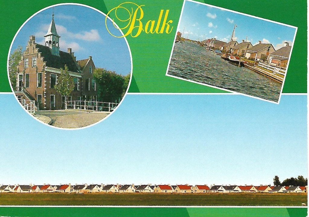 Balk- -3-luik., Verzenden, 1980 tot heden, Gelopen, Friesland
