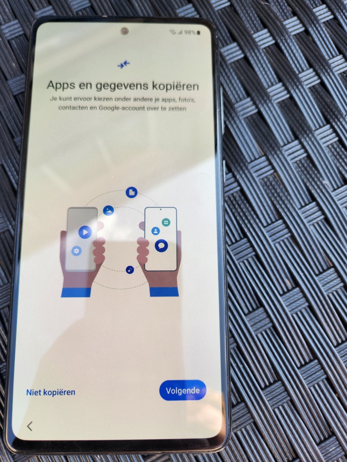 Samsung Galaxy A72 FE 128GB - Zo goed als nieuw, Telecommunicatie, Ophalen, Touchscreen, Zo goed als nieuw, Zonder simlock