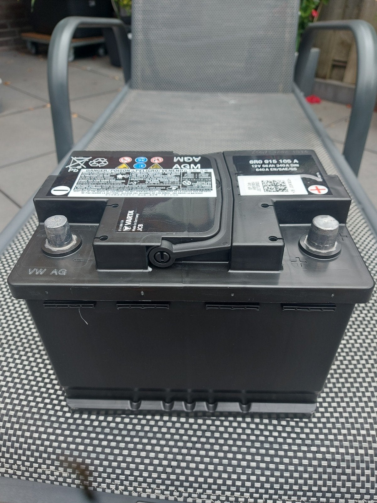 Varta accu 58AH AGM, Ophalen of Verzenden, Nieuw