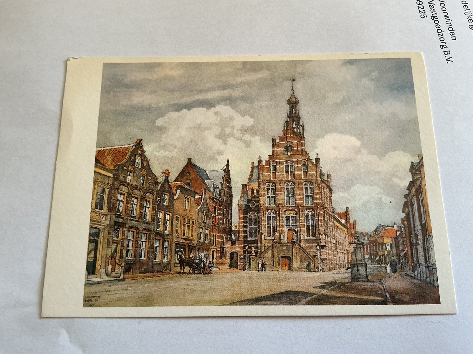 O354 Culemborg stadhuis Illustrator Roodenburg, Ophalen of Verzenden