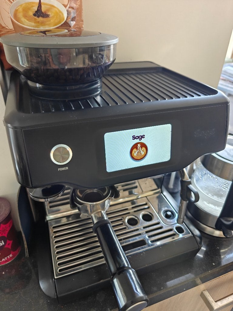 Espressomachine Safe Barista touch semi-automaat, Espresso apparaat, Ophalen of Verzenden, Zo goed als nieuw, 4 tot 10 kopjes