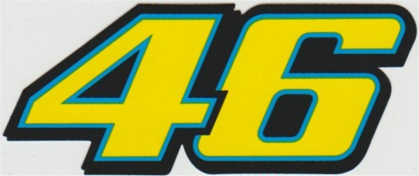 Valentino Rossi, The Doctor, 46 sticker #6, Motoren, Verzenden