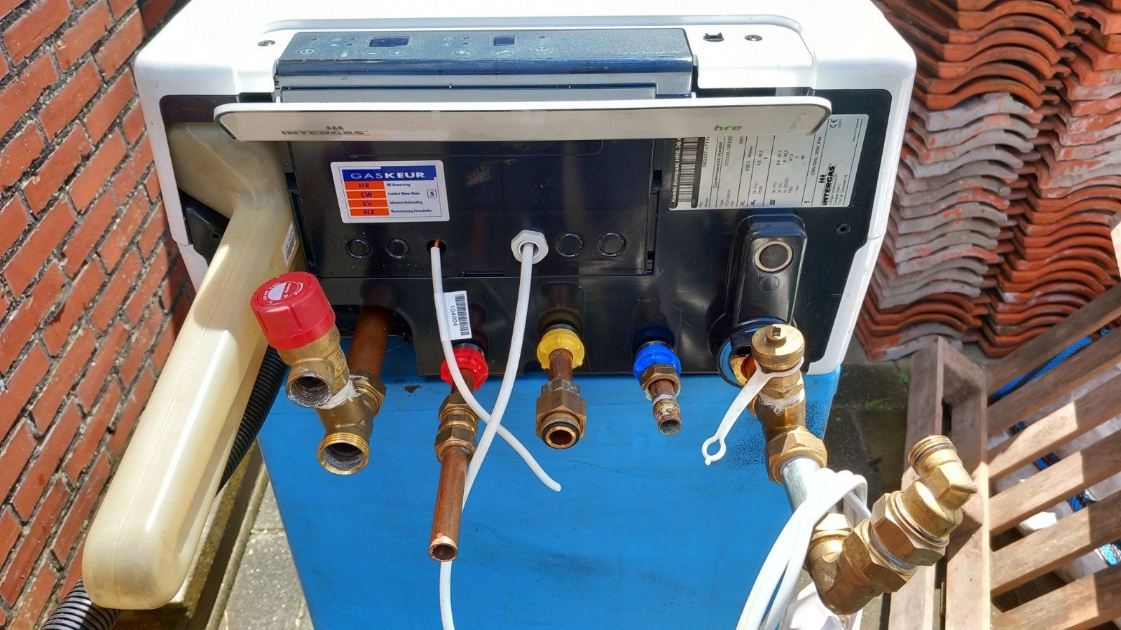 Intergas cv ketel bj 2017, Doe-het-zelf en Verbouw, Verwarming en Radiatoren, Ophalen, Minder dan 60 cm, Cv-ketel of Combi-ketel