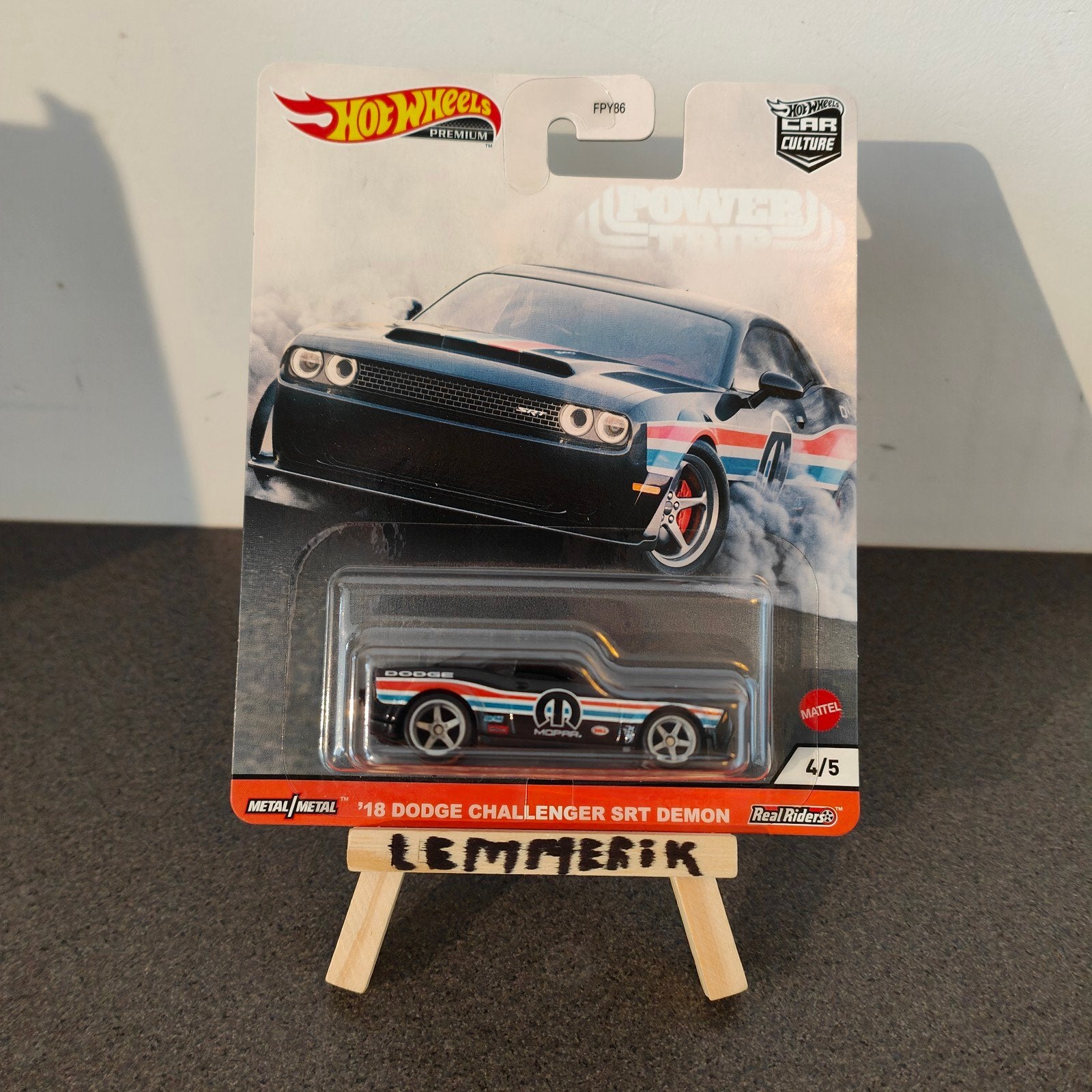 Hot Wheels Premium '18 Dodge Challenger SRT Demon, Ophalen of Verzenden, Nieuw, Auto