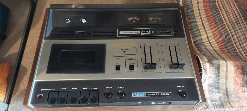 AKAI GXC-46D, Ophalen, Enkel, Akai, Tape counter