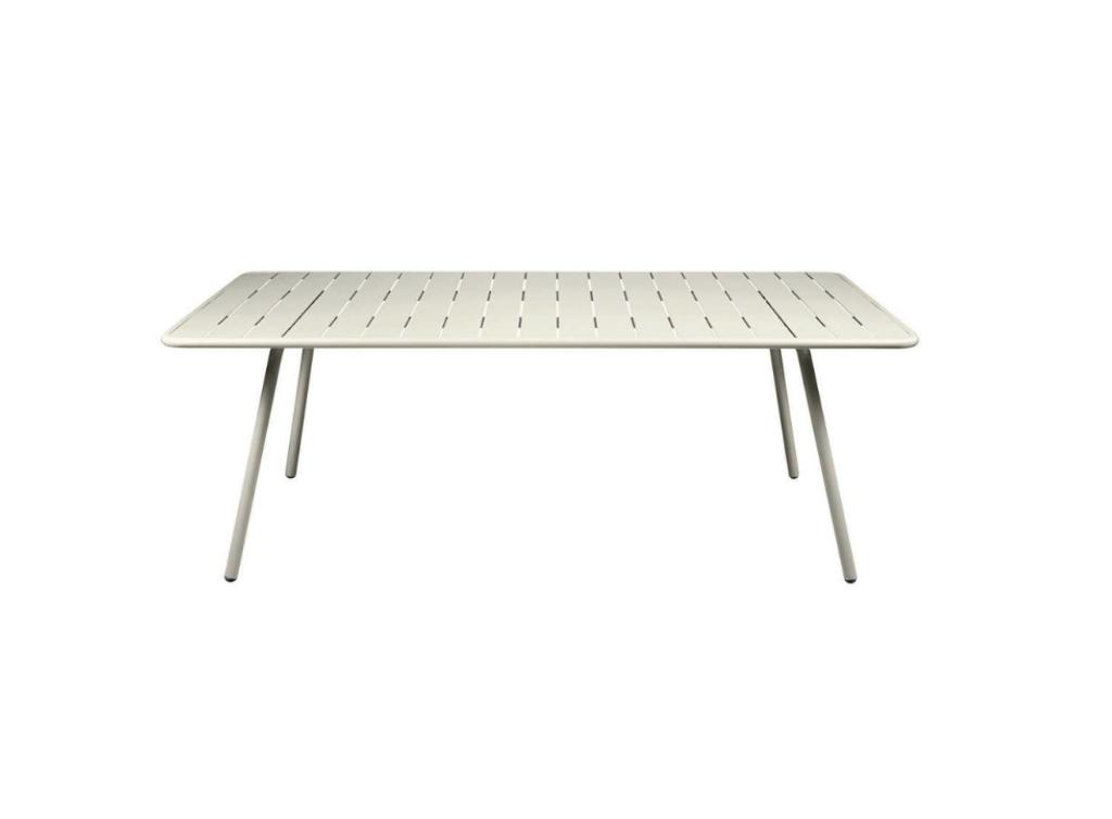 Fermob Luxembourg tuintafel 207x100 clay | Van €1419, nu, Tuin en Terras, Tuintafels, Fermob, Teakhout, Nieuw, Ophalen of Verzenden