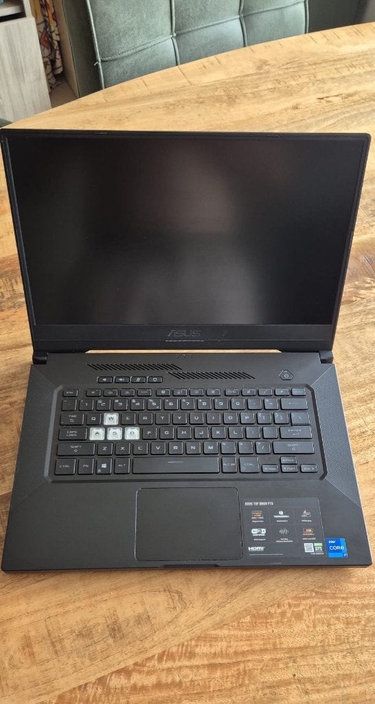 ASUS TUF Dash F15 (FX516P) laptop, Computers en Software, Windows Laptops, Ophalen, Met videokaart, Asus, 512 GB