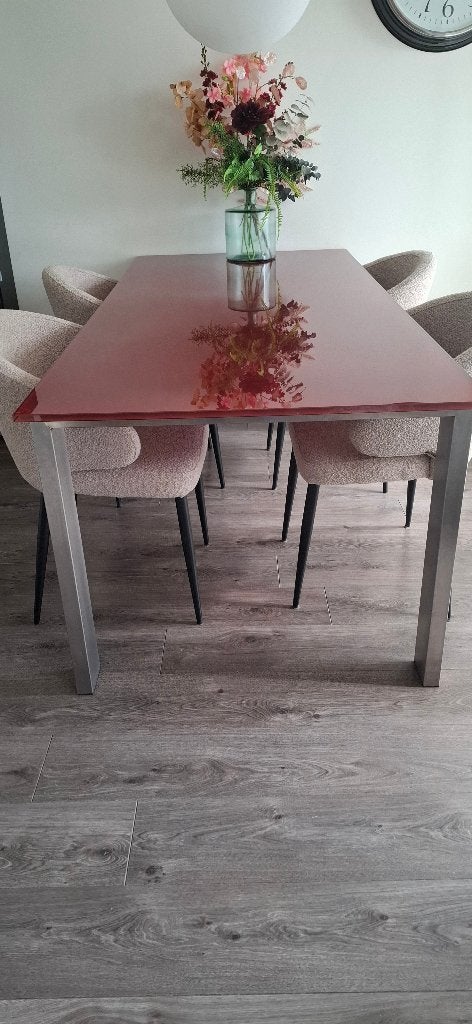 Eettafel, Ophalen, Gebruikt, 200 cm of meer, 50 tot 100 cm