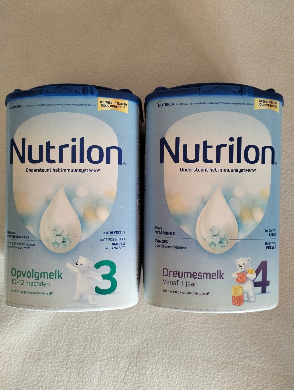 Nutrilon Opvolgmelk 3 en Dreumesmelk 4 - Nieuw en Ongeopend, Kinderen en Baby's, Babyvoeding en Toebehoren, Ophalen of Verzenden
