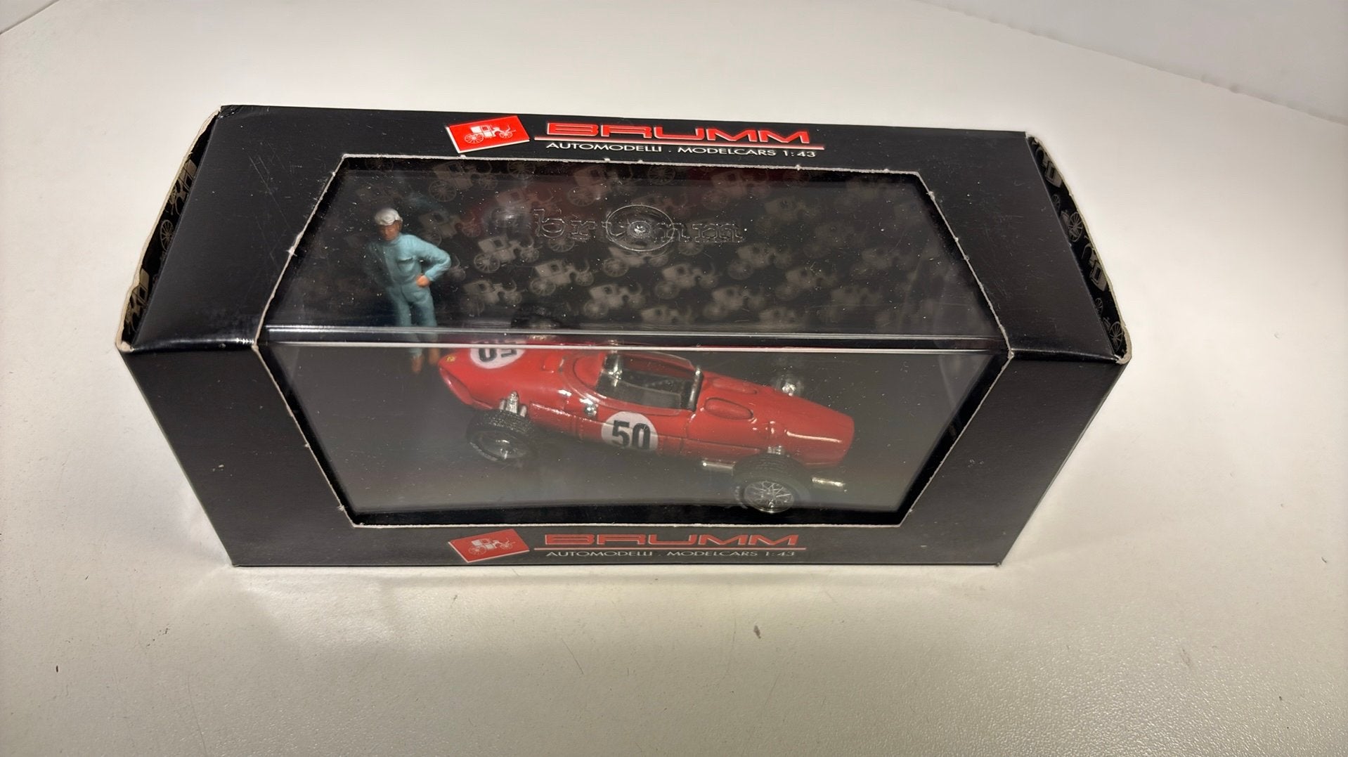 F1 ferrari 156 pistop 1961 brumm 1.43, Overige merken, Auto, Ophalen of Verzenden, A
