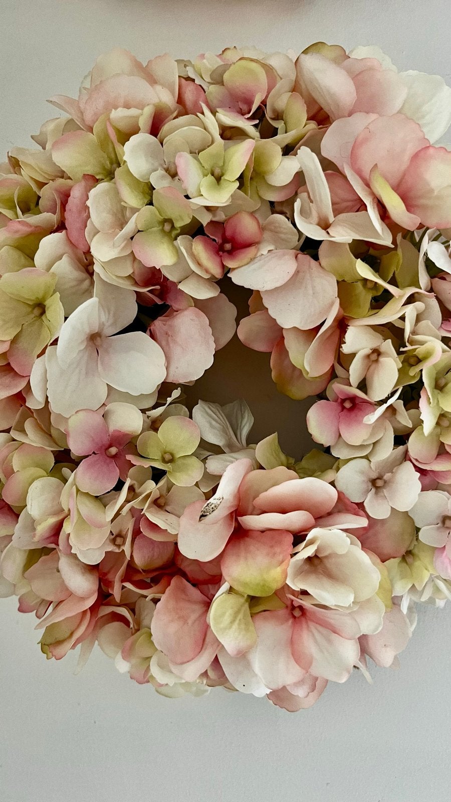 Prachtige Hortensia Krans - Roze/Groen Tinten, Ophalen of Verzenden, Nieuw