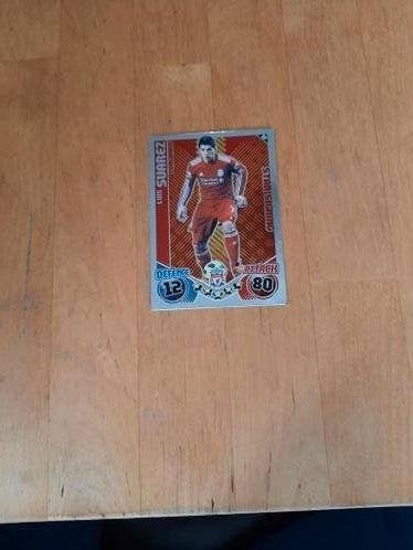 LUIS SUAREZ - MATCH ATTAX TOPPS - KAARTJE, Verzamelen, Ophalen of Verzenden, Zo goed als nieuw, Buitenlandse clubs, Poster, Plaatje of Sticker