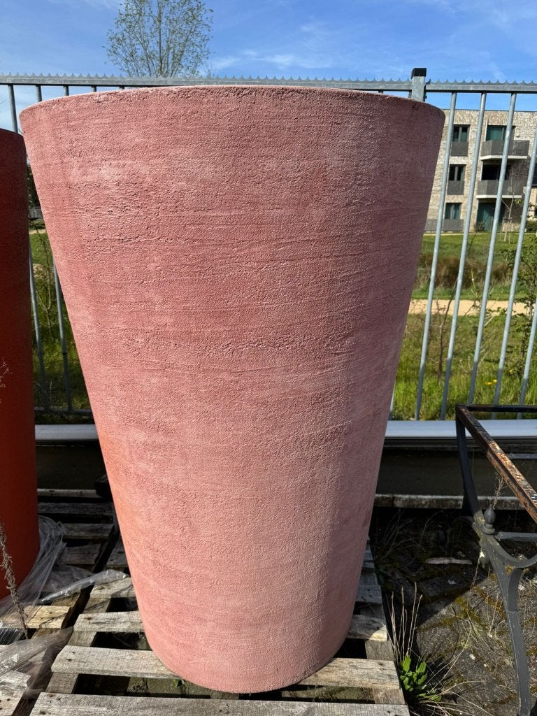 XXXL 150 cm RONDE PLANTENBAK BLOEMPOT FIBERSTONE BLOEMBAK, Tuin en Terras, Ophalen, Overige materialen, PotteryPotts, 100 cm of meer