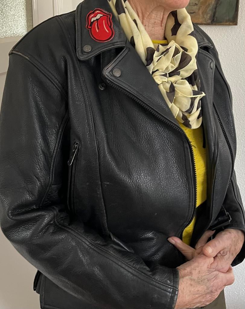 Leren motorjack Dames mt 42, Ophalen of Verzenden