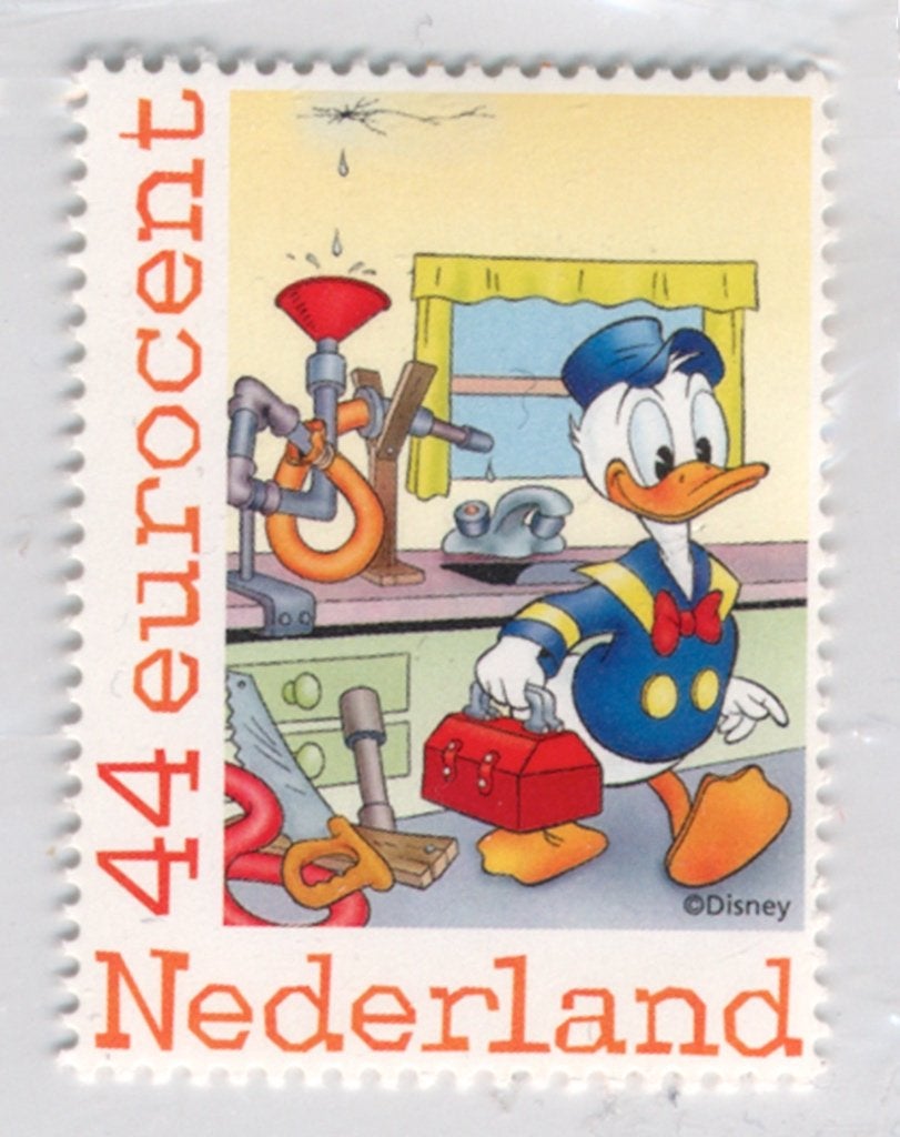 Donald Duck postzegel - Disney - 2010 nog bruikbaar, Eén stripboek, Ophalen of Verzenden, Nieuw