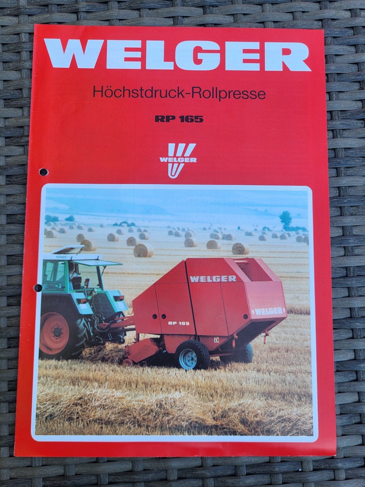 tractor folder Welger RP 165 Rollpresse, Ophalen of Verzenden, Zo goed als nieuw