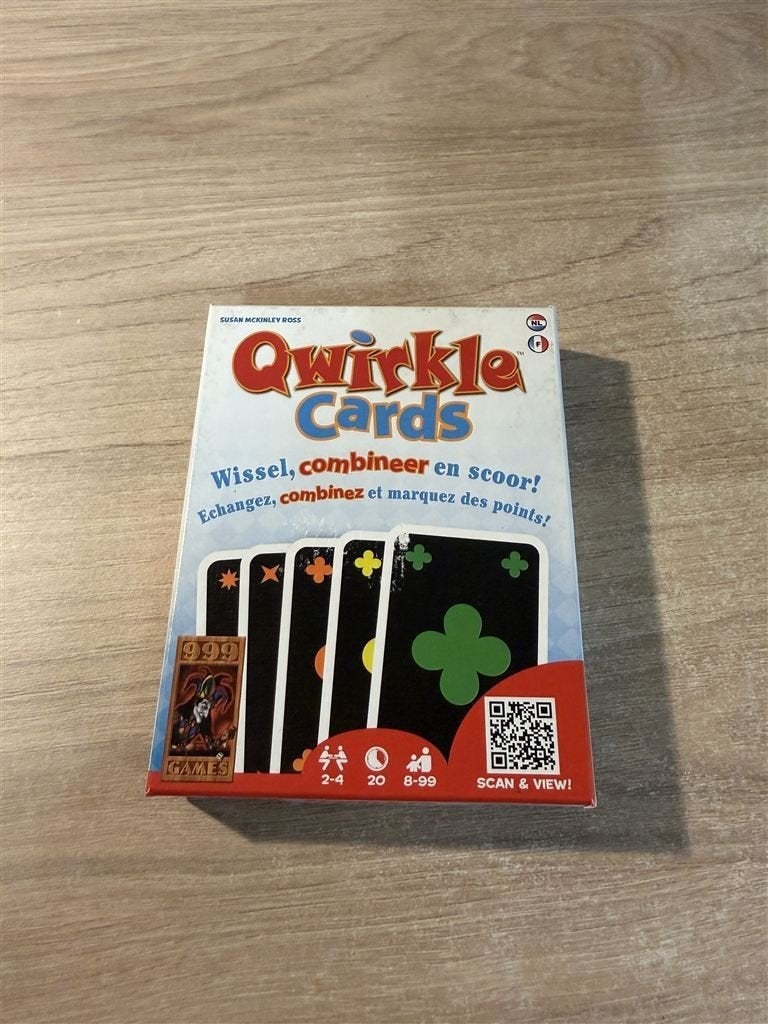 qwirkle cards - 999 games - s6524, Verzenden, Zo goed als nieuw