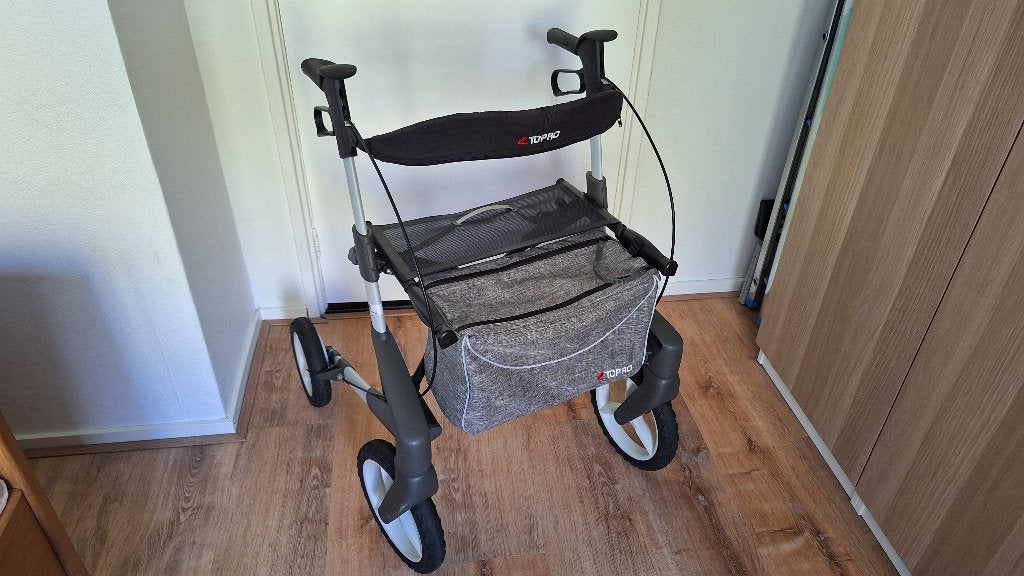 rollator Topro Olympos M ATR offroad wielen, luxe tas 2025, Ophalen, Lichtgewicht, Zo goed als nieuw