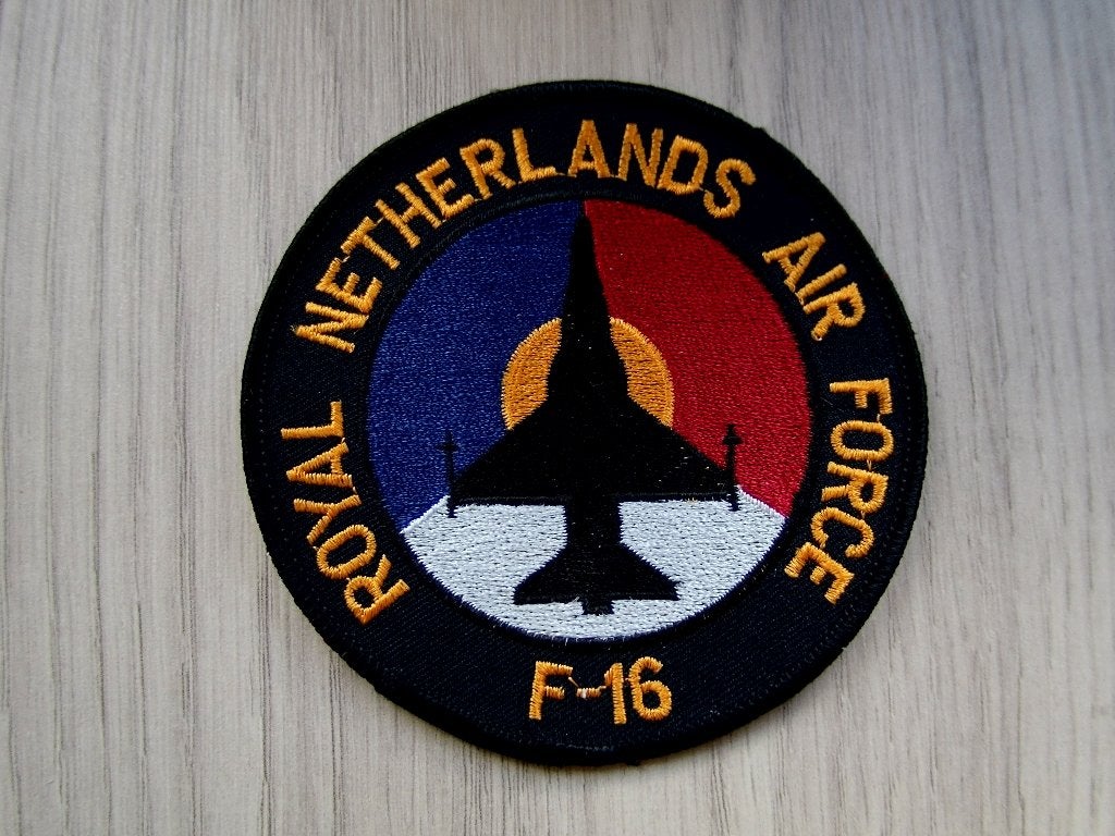 Patch Royal Netherlands Air Force F-16 Roundel, Verzenden, Luchtmacht, Nederland, Embleem of Badge