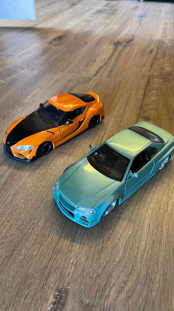 Model auto’s fast&furious, Hobby en Vrije tijd, Modelauto's | 1:24, Ophalen, Zo goed als nieuw, Jada