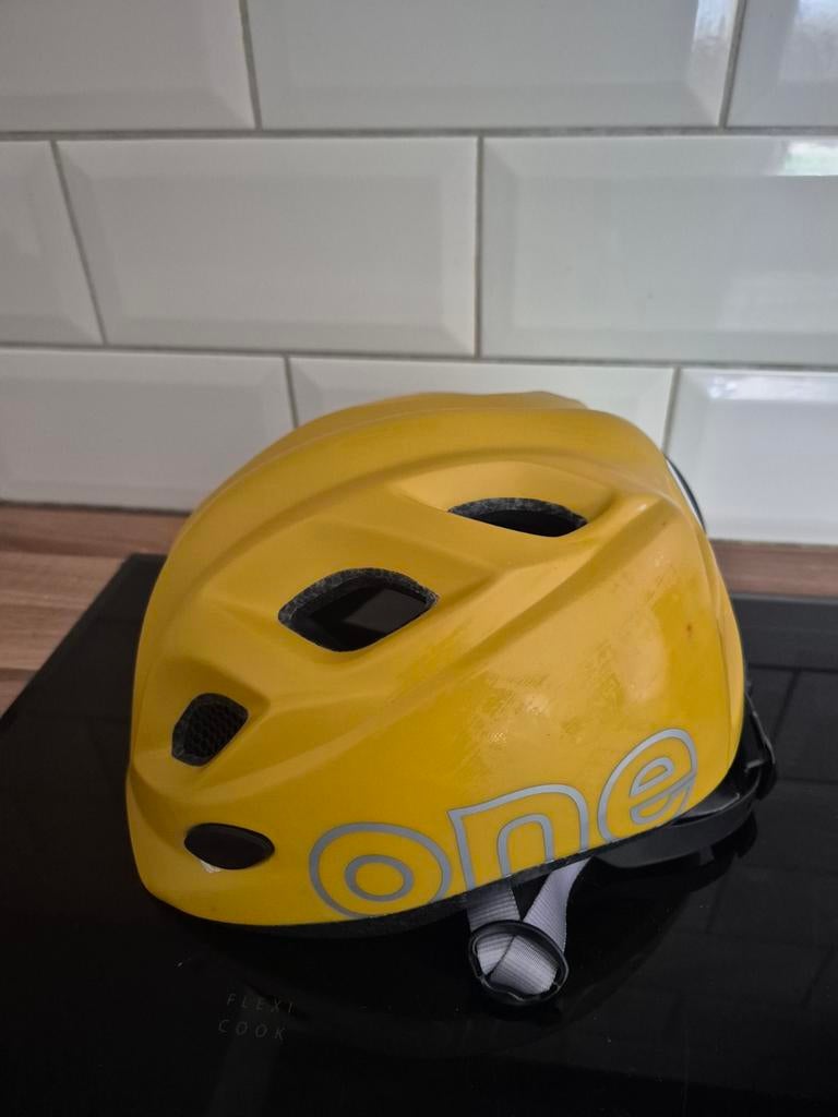 Bobike ONE PLUS XS Fietshelm Geel (48-52cm), Ophalen, Gebruikt, Jongen of Meisje, Overige maten