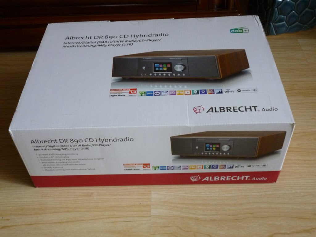 albrecht radio met cd speler internet radio NIEUW dr890, Overige merken, MP3-aansluiting, Nieuw, Tuner of Radio