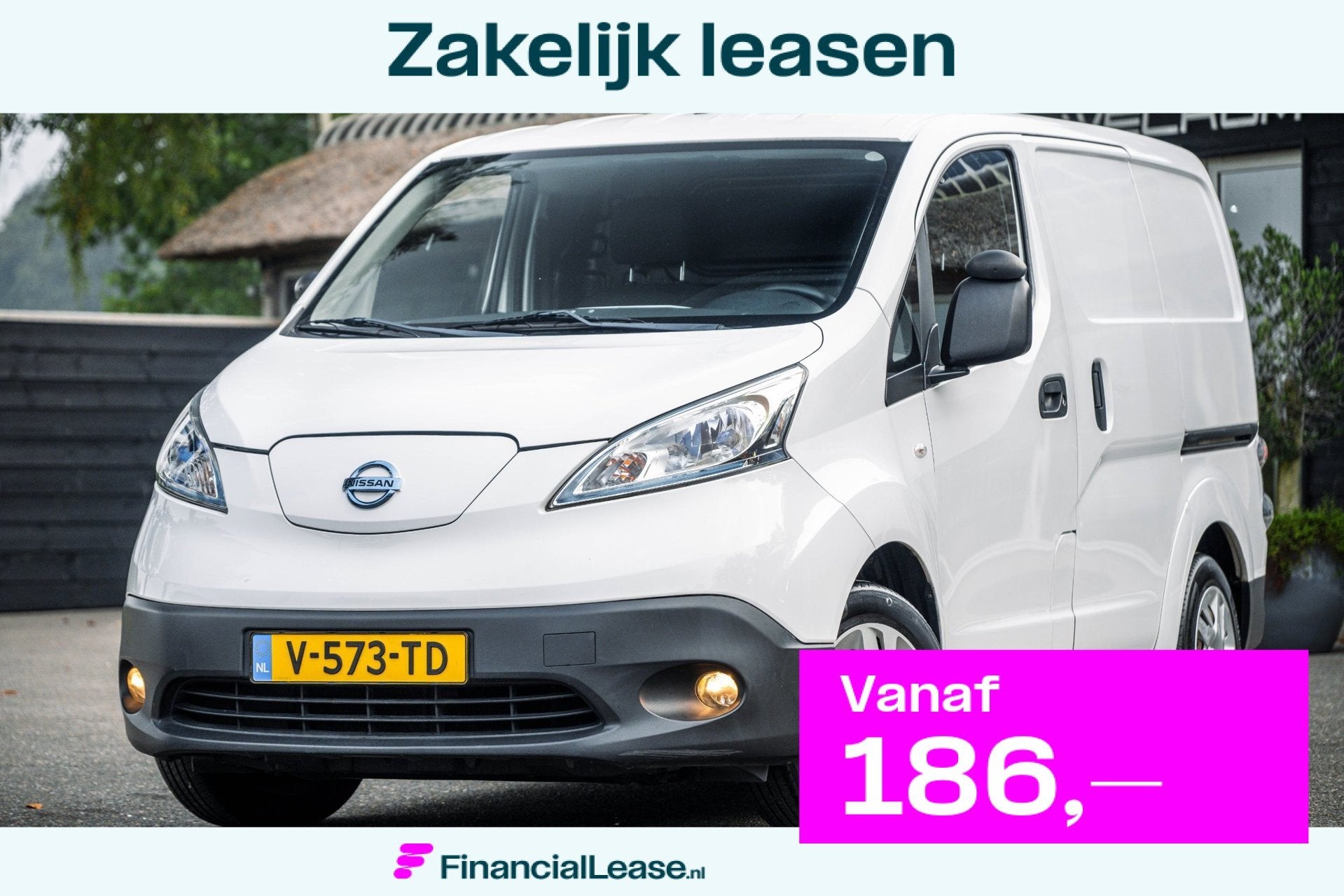 Nissan E-NV200 Optima 40 kWh, Gebruikt, Zwart, Origineel Nederlands, 2 stoelen