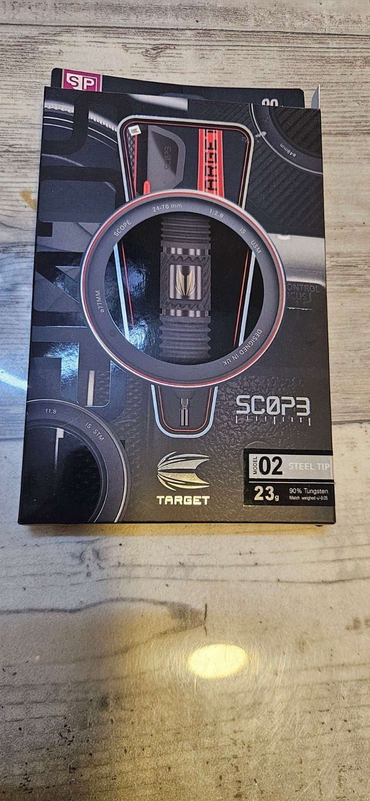 Target Scop3 Darts - 23g Steel Tip, Ophalen of Verzenden, Nieuw, Pijlen