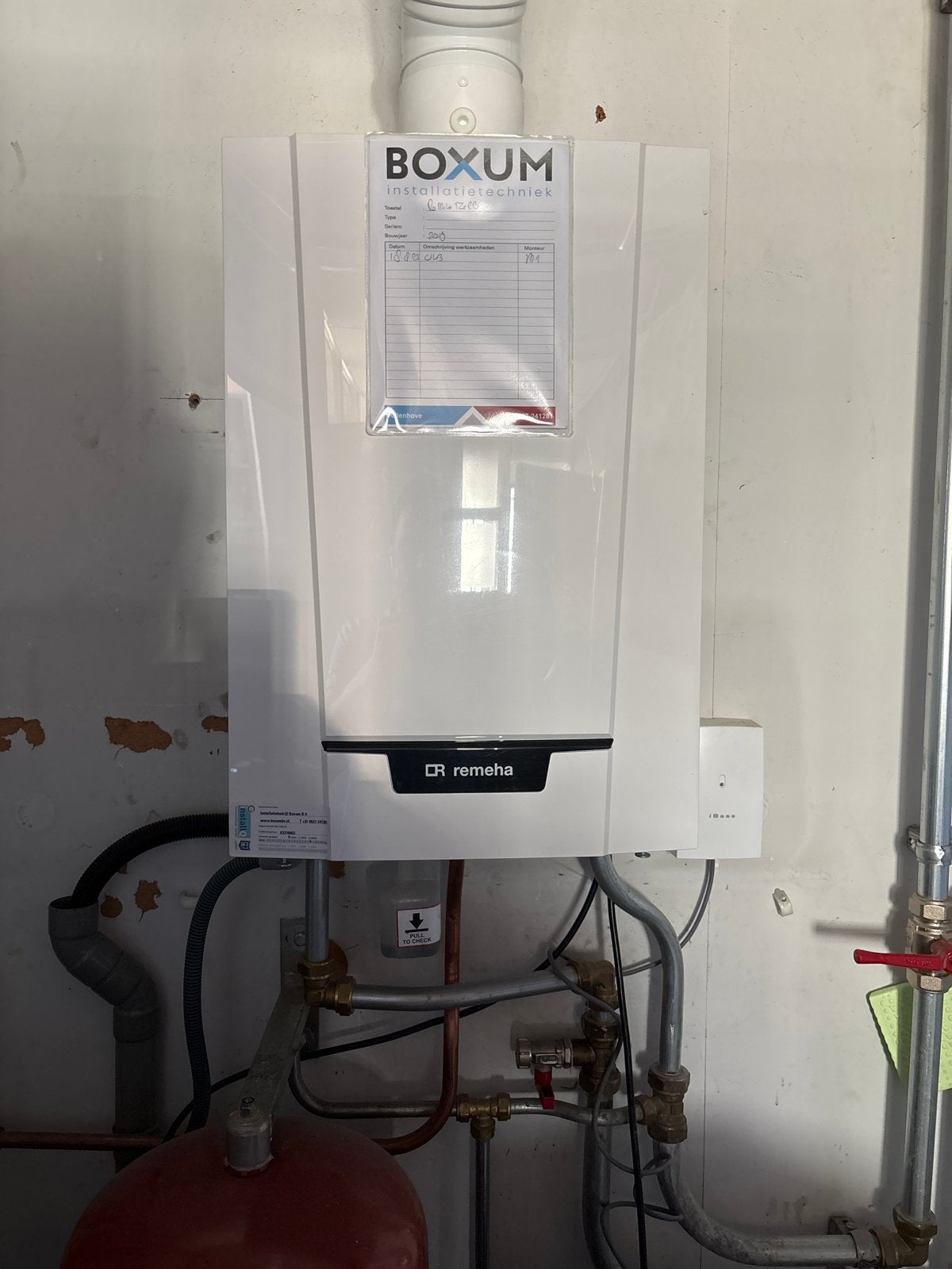 Remeha Tzerra Ace 39C Gasketel - Hoog Rendement CV-ketel, Doe-het-zelf en Verbouw, Ophalen, Gebruikt, Hoog rendement (Hr), Cv-ketel of Combi-ketel