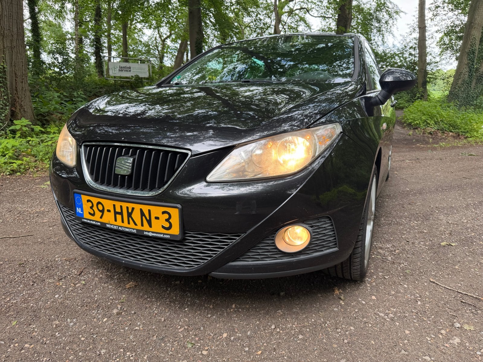 Seat Ibiza 1.4 63KW 5DRS 2009 Zwart, Auto's, Seat, Particulier, Ibiza, Airbags, Airconditioning, Centrale vergrendeling, Cruise Control