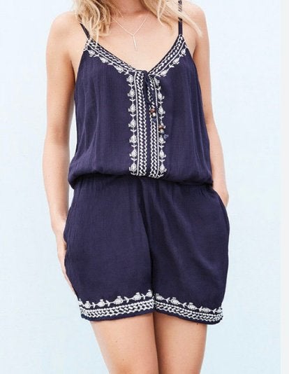 Donkerblauwe (gevoerde) jumpsuit maat 36, Kleding | Dames, Jumpsuits, Ophalen of Verzenden, Gedragen, Maat 36 (S), Blauw