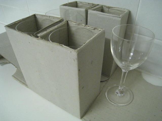 Set van 6 wijnglazen, hoogte 15cm, diameter 6,3cm, nieuw !!!, Verzamelen, Glas en Borrelglaasjes, Ophalen of Verzenden, Nieuw