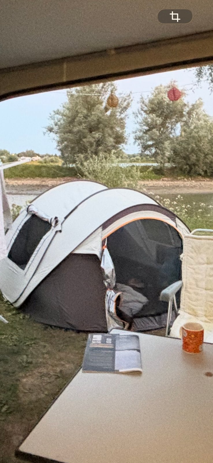 Obelink Deryan pop up tent 2 personen, Caravans en Kamperen, Tenten, Ophalen, Zo goed als nieuw