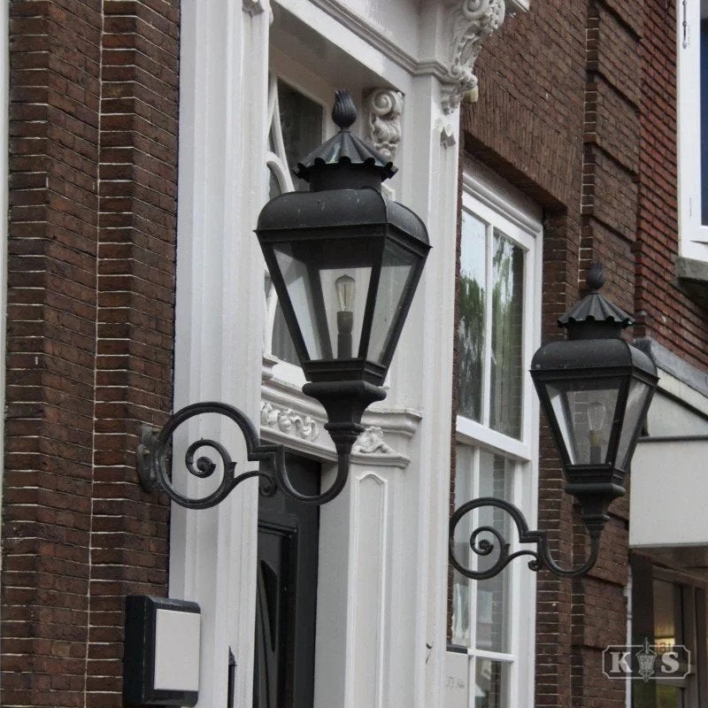 Prachtige antieke buitenlamp van Jan van der Heyden., Huis en Inrichting, Ophalen