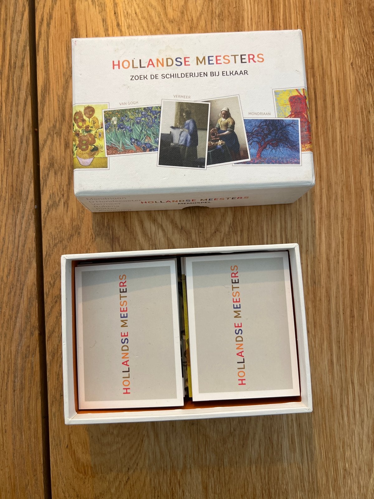 Memory spel Hollandse Meesters - Zoek de schilderijen, Een of twee spelers, Ophalen of Verzenden, Zo goed als nieuw
