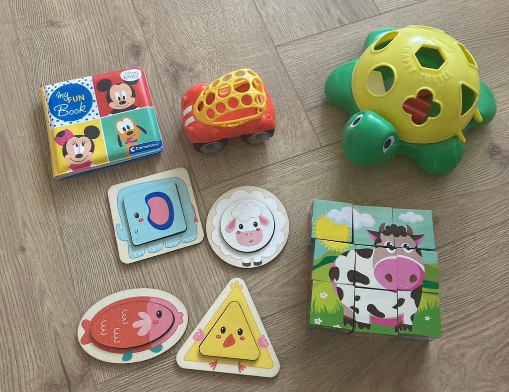 5 babyspeeltjes, Ophalen of Verzenden, Zo goed als nieuw, Overige typen