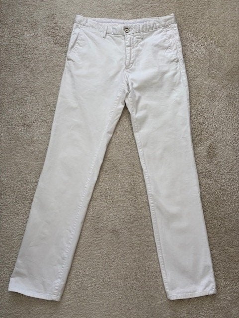 Massimo Dutti broek M, Maat 48/50 (M), Wit, Ophalen of Verzenden, Zo goed als nieuw