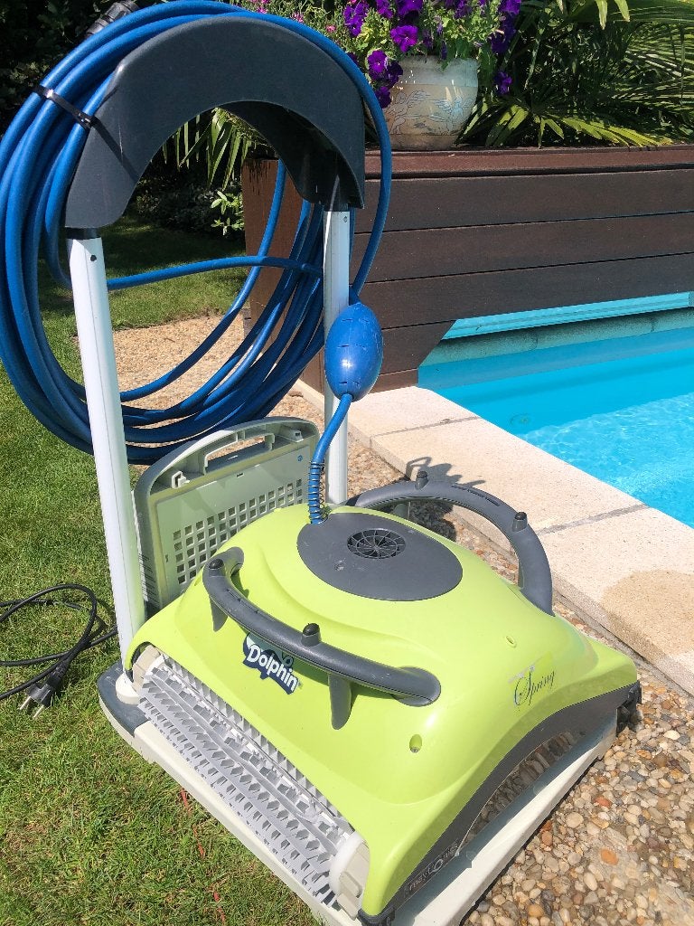 Zwembadrobot Dolphin, Ophalen, Zo goed als nieuw