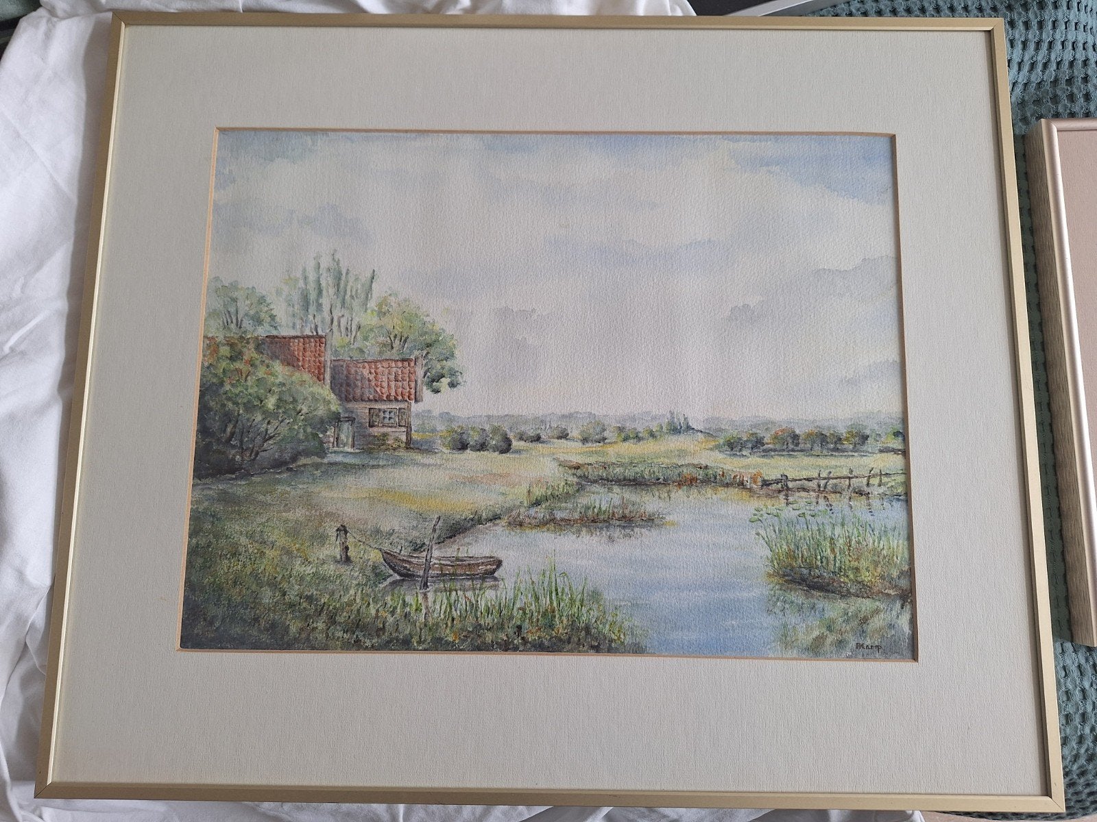 Schilderij H. Camp, gesigneerd, Ophalen