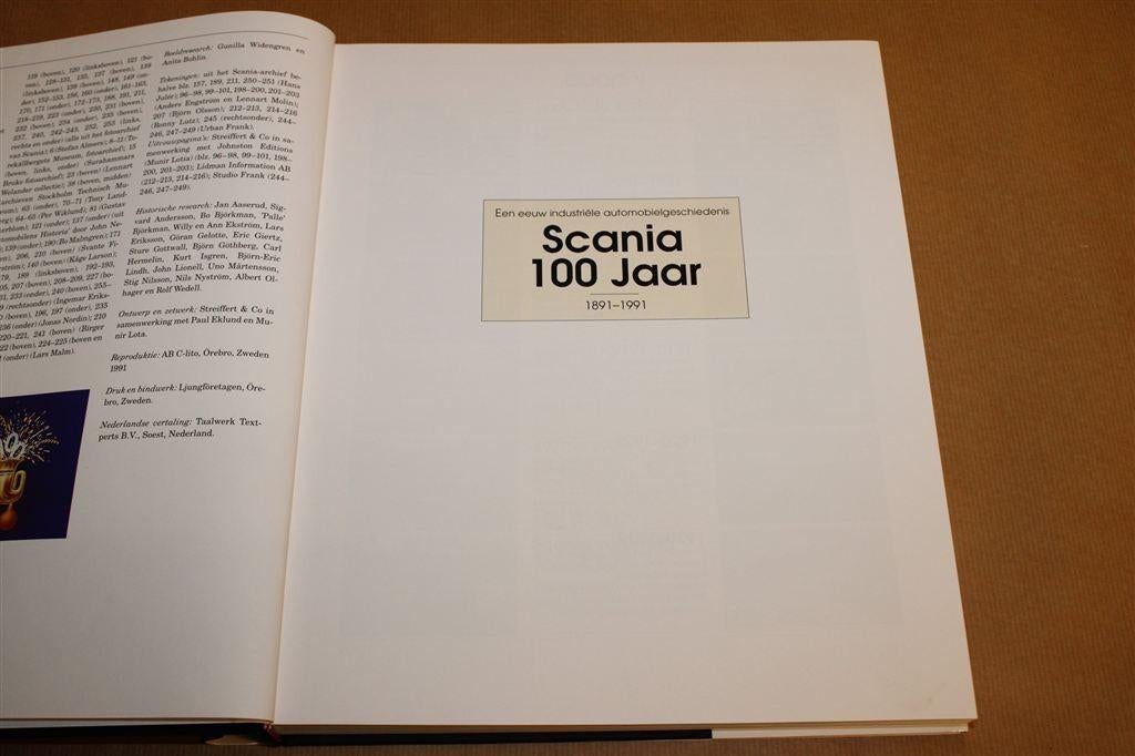 Scania 100 Jaar 1891-1991 — Jubileumboek Automobiel, Ophalen of Verzenden, Gelezen, Tractor en Landbouw