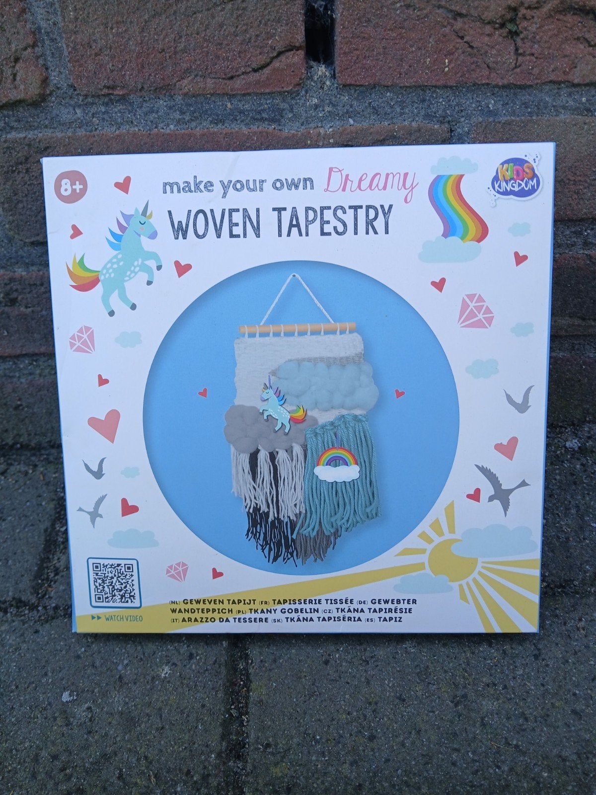 Kids Kingdom Dromerig Geweven Wandtapijt Knutselset, Fantasie, Textiel, Nieuw, Meerkleurig