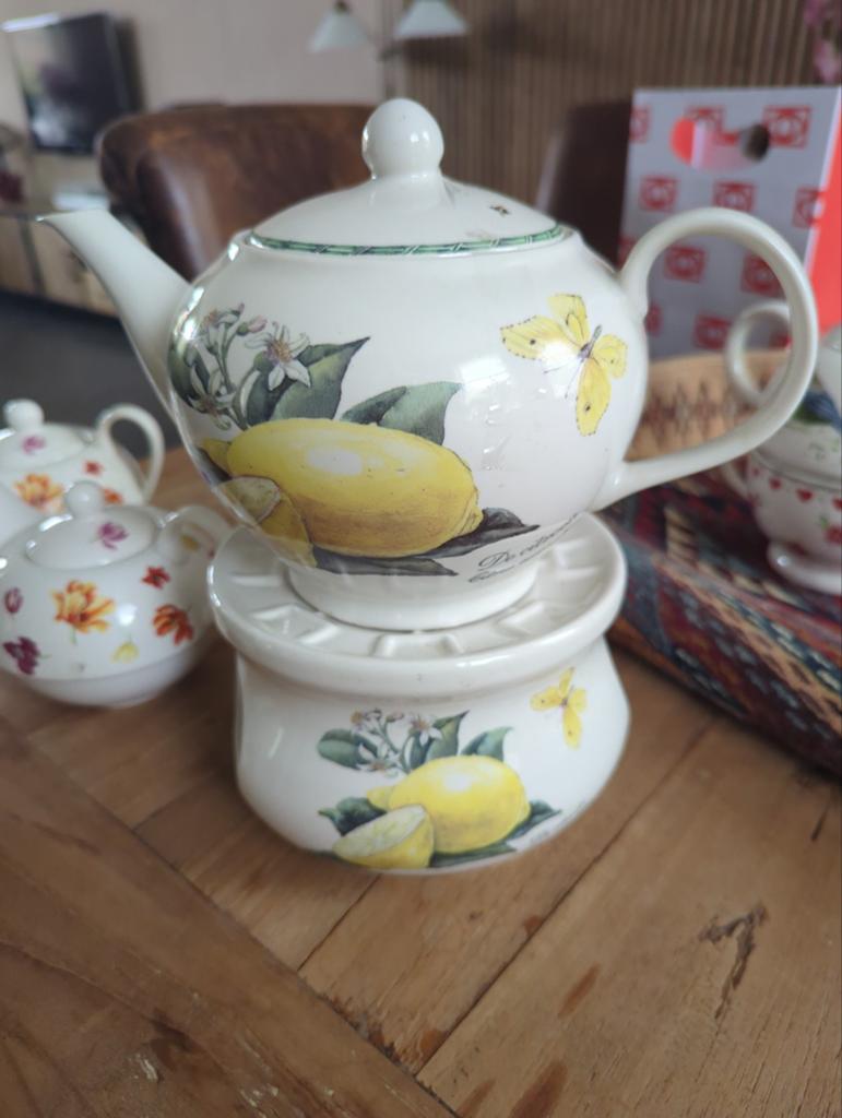 Theelicht houder met theepot Botanica JBS, Overige typen, Ophalen of Verzenden, Zo goed als nieuw, Overige stijlen