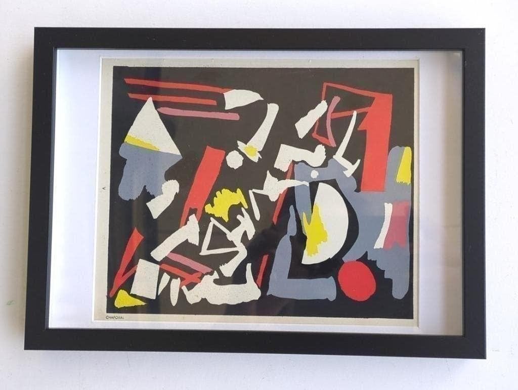 Youla Chapoval color pochoir 1952, Ophalen of Verzenden