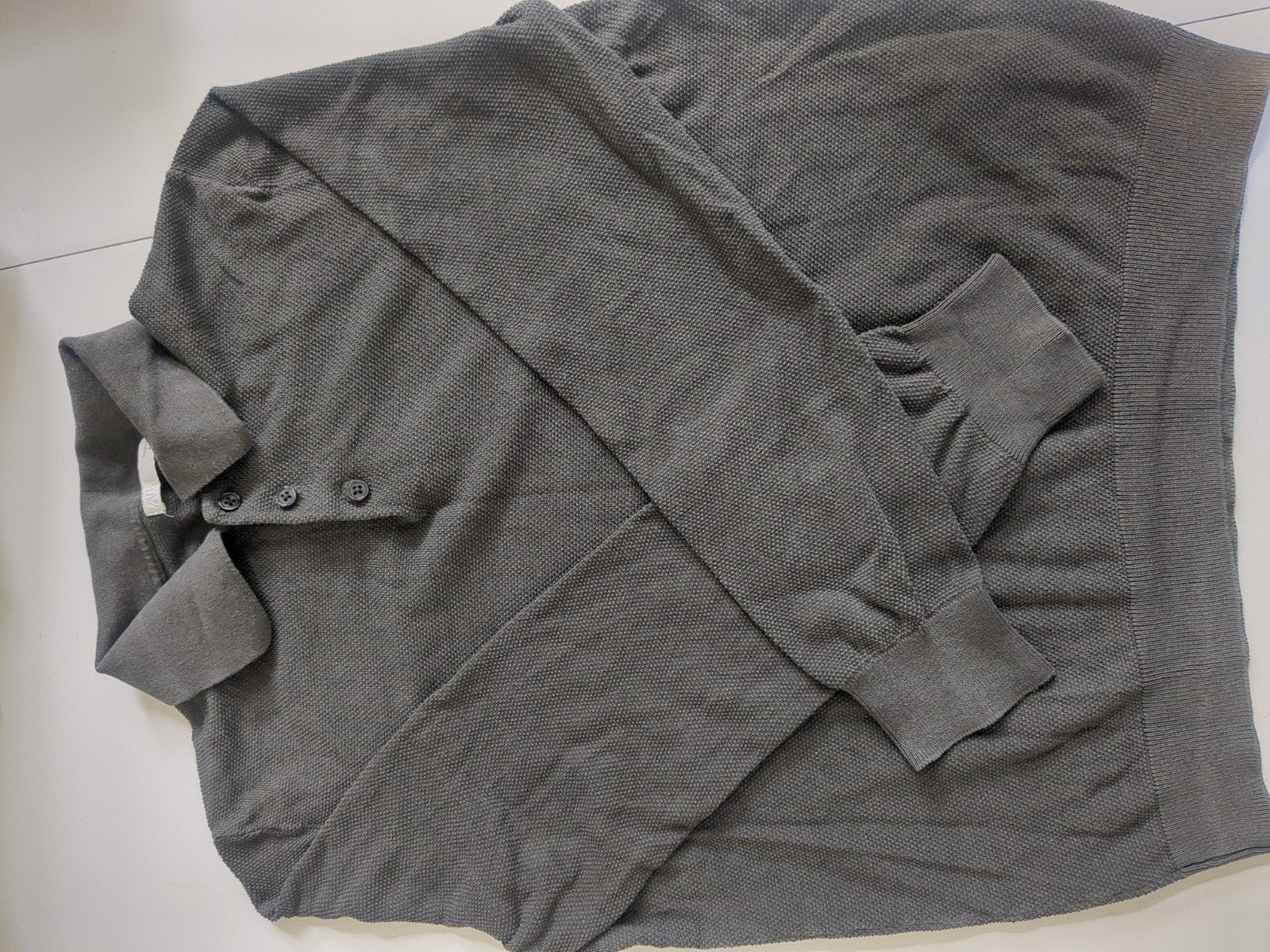 Zara Grijs shirt, Ophalen of Verzenden, Gedragen, Grijs