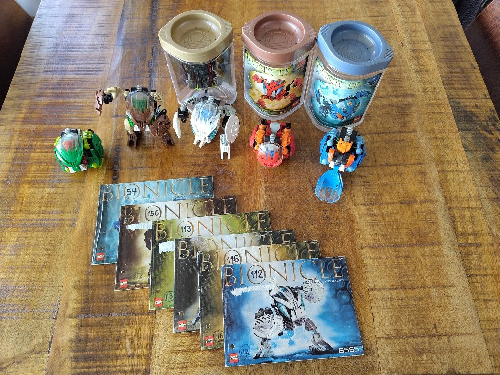 Alle 6 Bionicle Bohrok, Ophalen, Gebruikt, Bionicle, Lego