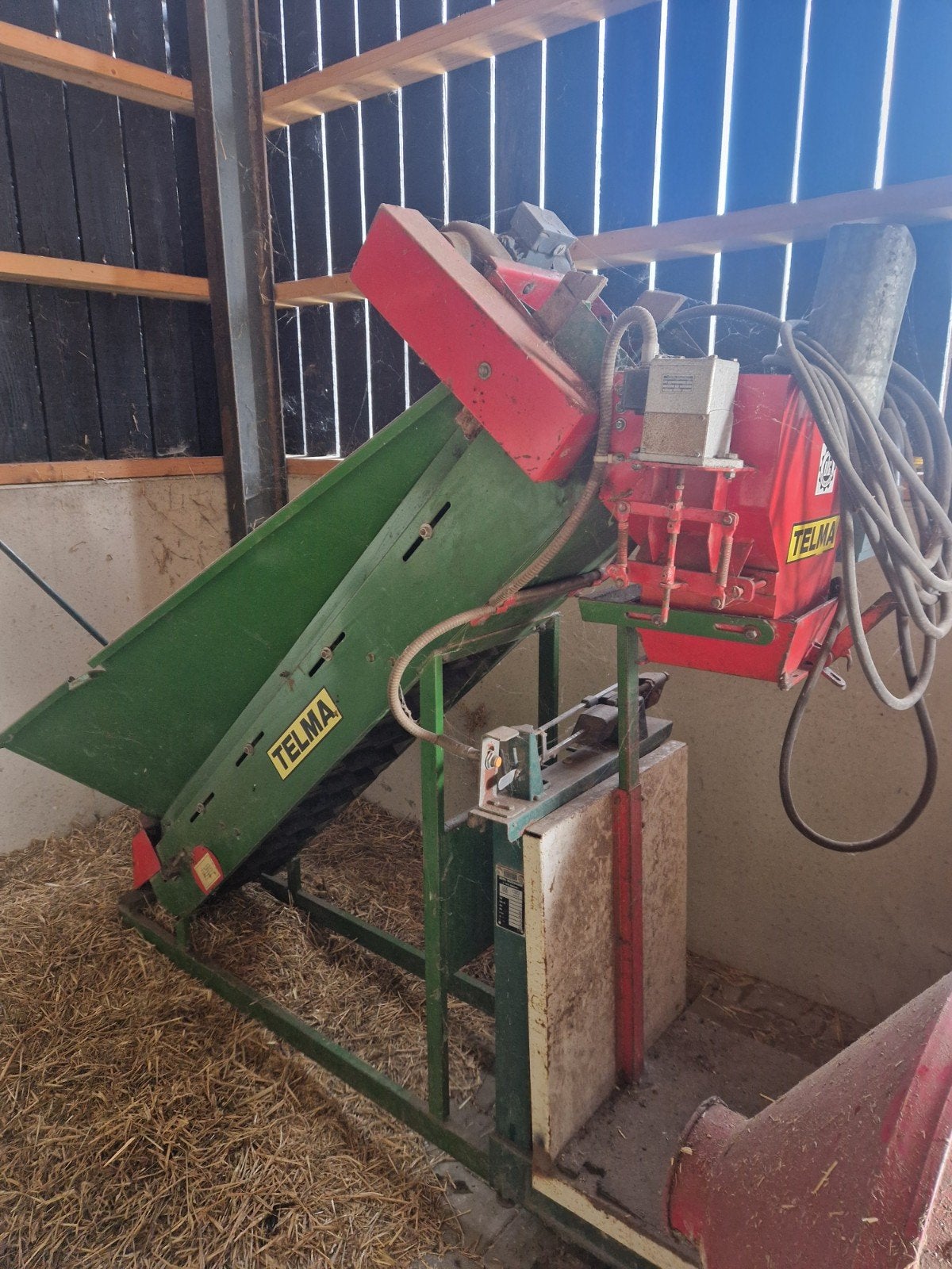 Schouten aardappelsorteerder, Telma afweegautomaat, Ophalen