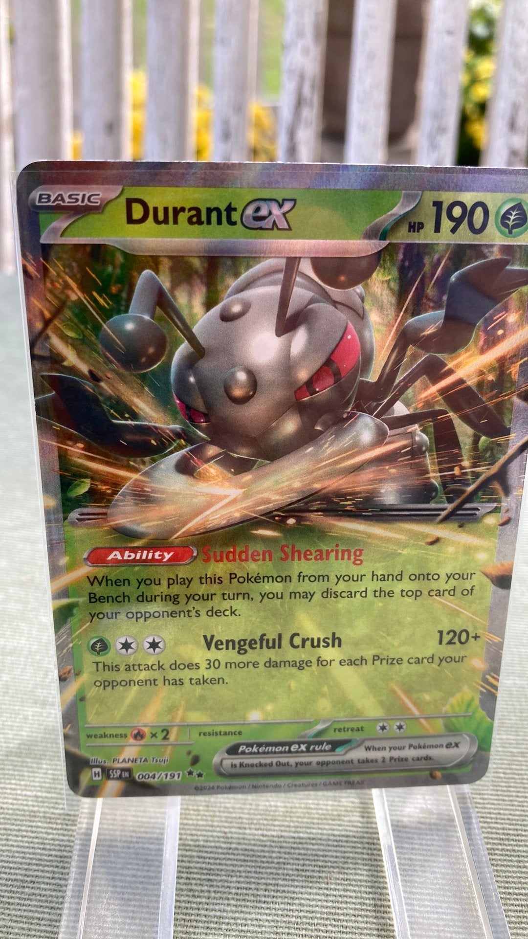 Pokemon Durant Ex 5/191 Surging Sparks 3,00 euro, Ophalen of Verzenden, Zo goed als nieuw
