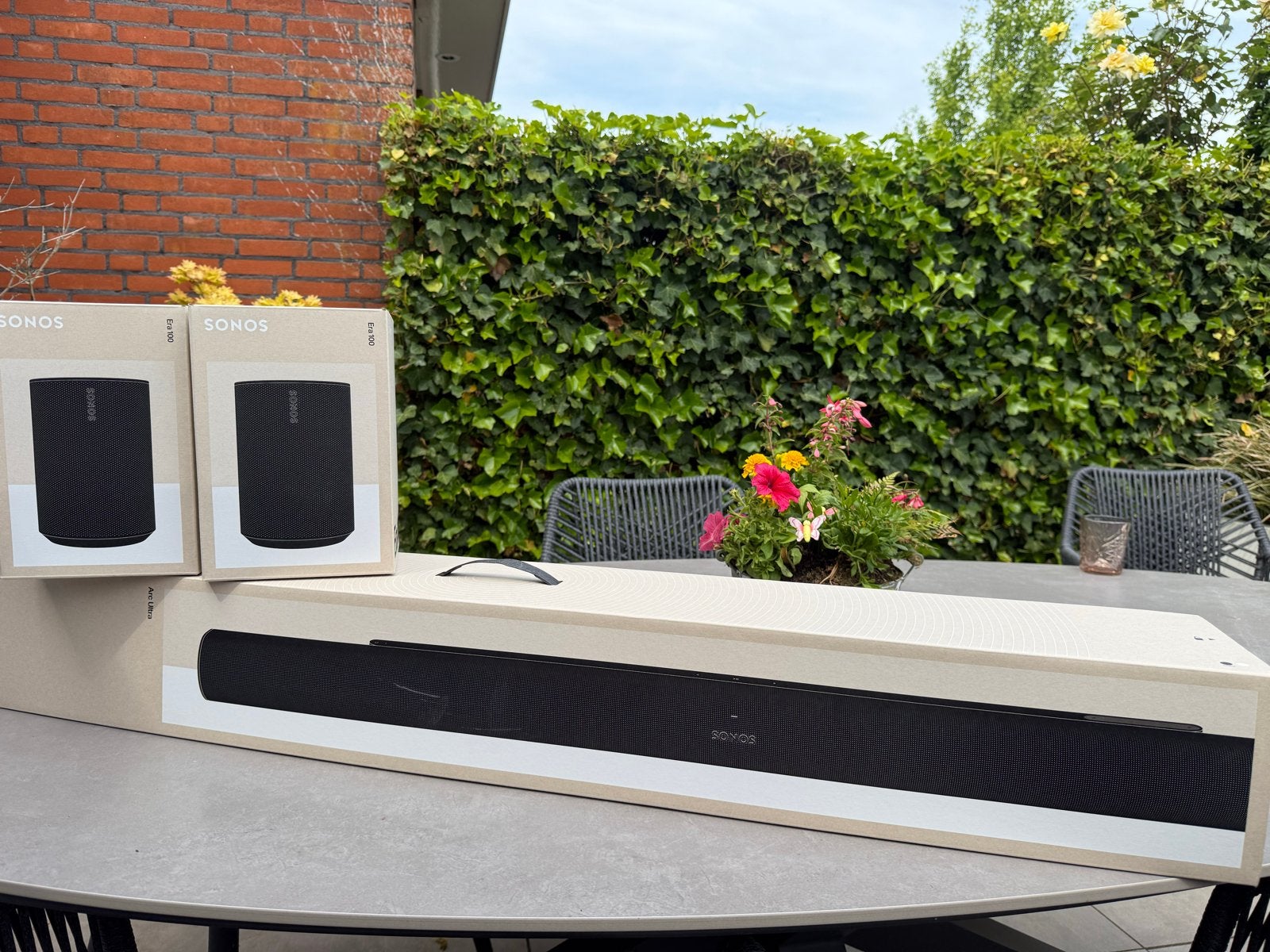 Lege dozen Sonos Arc Ultra en 2x Sonos Era 100, Audio, Tv en Foto, Luidsprekers, Ophalen of Verzenden, Zo goed als nieuw, Overige typen